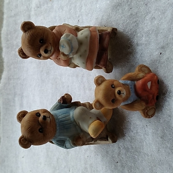 Vintage 1980s 1470 bear family set - Picture 1 of 4